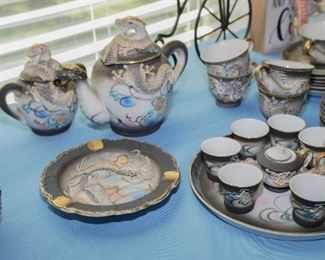 Vintage Japanese tea service