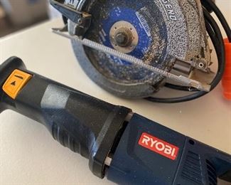 Ryobi Sawsall, Skillsaw circular saw. An abundance of power tools!