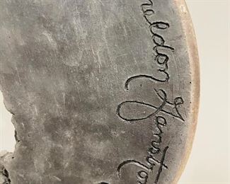 #13 - $125  Shelton Hanstrom Roku ceramic top decanter pottery  • 27 high