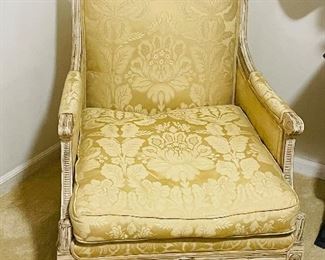 #46 - $350   French bergere armchair Louis XVI style  • 37high 30wide 36deep 