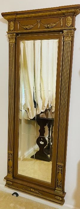 #48 - $475 Pair of Corinthian wall mirrors 	 • 80 high 28 wide				