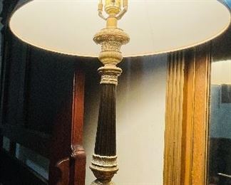 #51 - Napoleon III style lamp $75  • 33 high