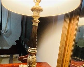 #51 - Napoleon III style lamp $75  • 33 high
