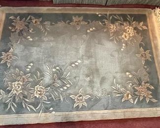 #68 - $140 Chinese grey rug  • 48x72