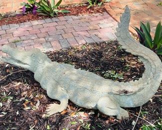 #116 - $450 Concrete gator 4 1/2 feet long