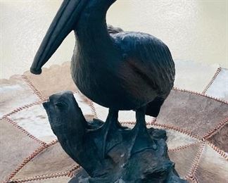 #131 - $2,450 Carl Wagner bronze "Sunshine" Pelican 16 of 32 - 1992