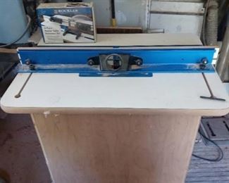Router Table On Wheels With 4 Piece Accessory Kit And More