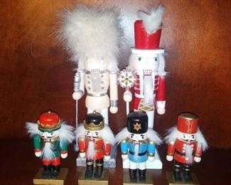 Lot of 6 Nutcrackers