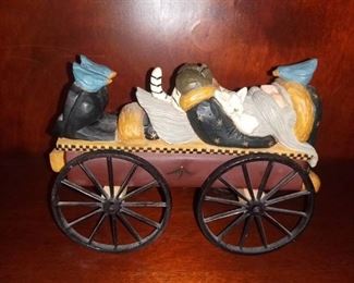 Williraye Studio Santa Napping on Sled