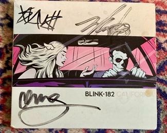 Autographed Blink – 182 cd