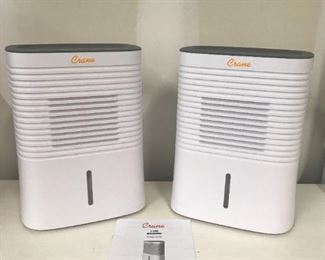 (2) New Crane dehumidifiers