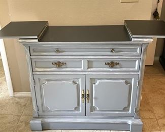 Hand painted vintage Bassett server 40 x 18 x 35