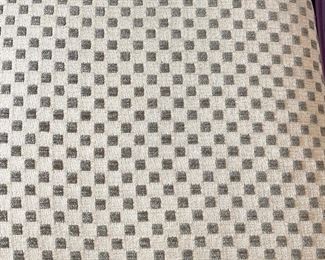 Set of 6 vintage hand painted lyre back chairs 18 x 16 x 34 (upholstery shown here)