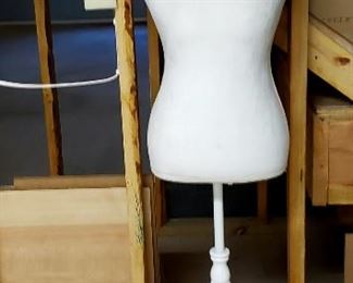 Sewing mannequin torso on stand