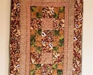 Quilt on "house" hanger