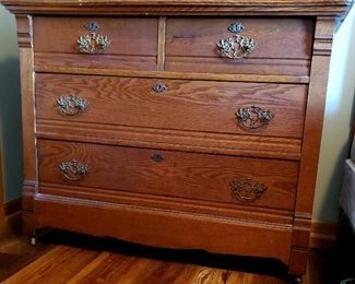 Antique four drawer chest