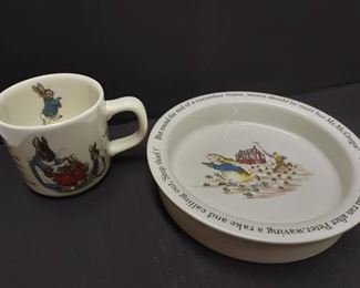 Wedgwood Peter Rabbit Childs Bowl and Cup