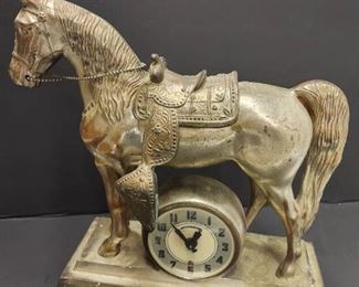 Lanshire Horse Mantle Clock