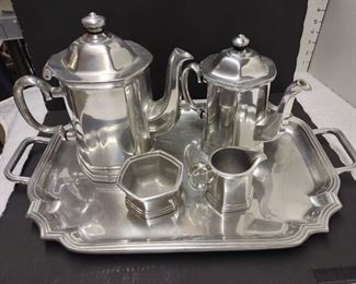 Vintage Armetale Serving Set of 5 Pieces