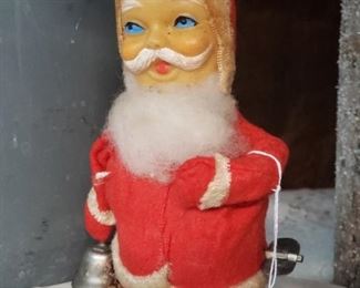 Vintage wind-up Santa 