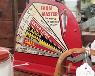 Vintage egg scale