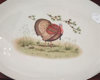 Vintage turkey platter