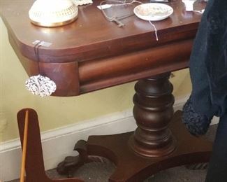 Mahogany game table