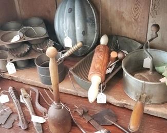 Antique kitchen items