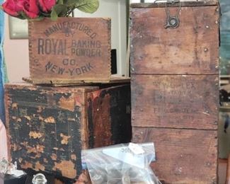 Antique boxes