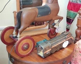 Vintage toy hobby horse