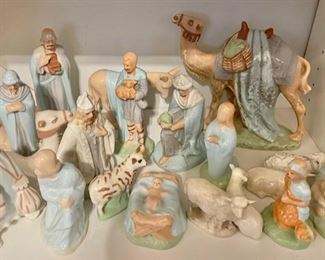 vintage nativity set