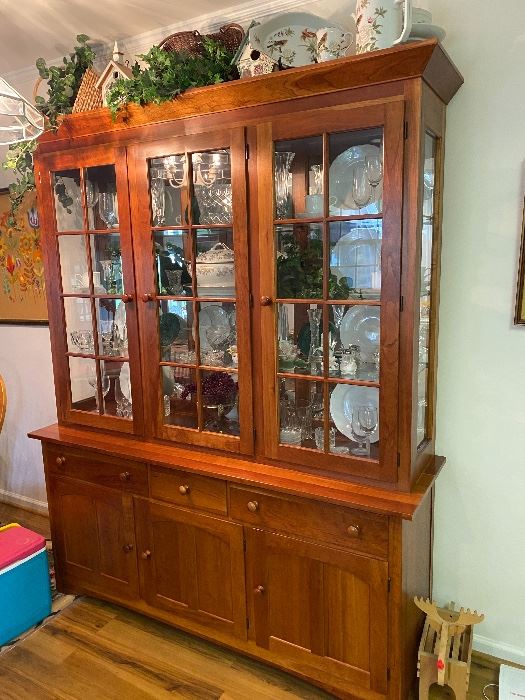 Pennsylvania House cherry china cabinet