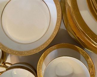 Hutschenreuther gold rimmed china