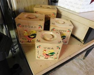 Vintage canister set