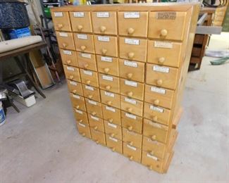 Parts cabinet