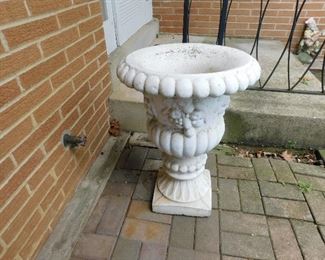 concrete yard planter