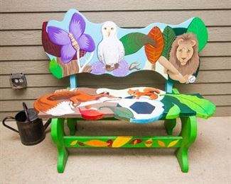 Van Go Bench...BID ONLY item, winner takes the bench, proceeds are donated.