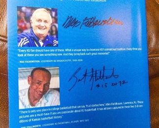 Max Falkenstien & Bud Stallworth signed booklets