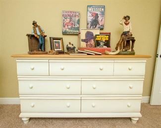 Cowboy Room with a Roomy Chest of Drawers