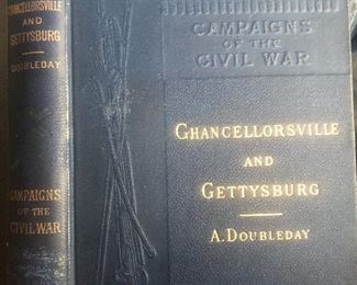 1882 ‘Chancellorsville & Gettysburg’ by Abner Doubleday First Edition 