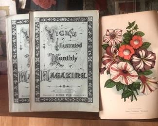 1879 Seed & Garden Book Set With Color Plates 