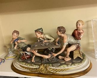 Large Porcelain Sculpture by Merli