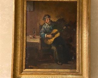 Old Signed Oil