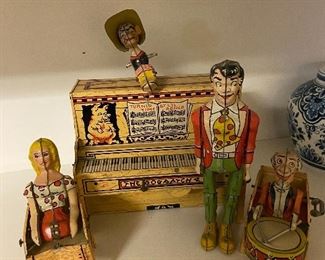 Antique tin toys from the 40's