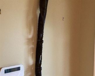 Decorative carved cane