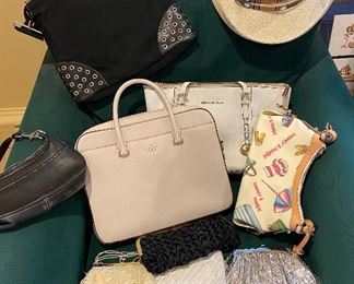 Pocketbooks including Kate Spade, , Coach, Whiting Davis, Dooney Bourke