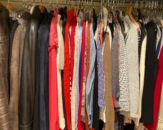 Closets of clothes