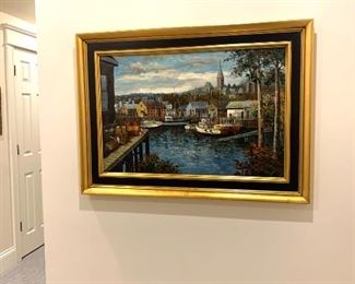 original oil on canvas painting 44”x 32”