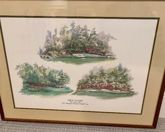 “Amen Corner” Augusta GA framed print