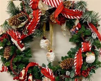 34” large Christmas wreath